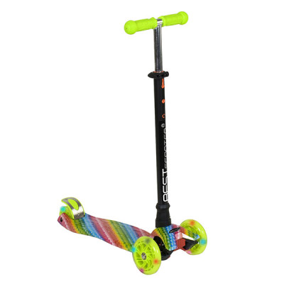 Самокат Best Scooter Maxi Graffiti (Зеленый)