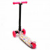 Самокат Best Scooter Maxi Flower (Біло-рожевий)