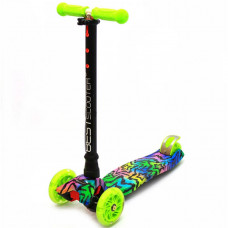 Самокат Best Scooter Maxi Graffiti (Зелений) Самокат Best Scooter Maxi Graffiti (Зелений)