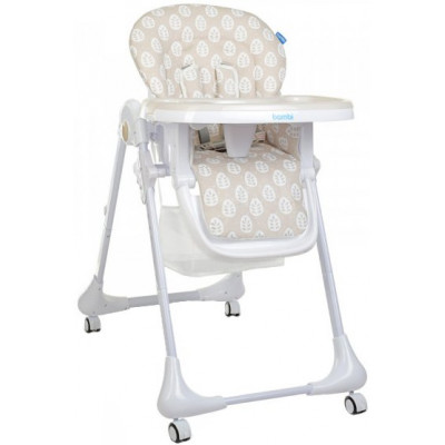 Стільчик трансформер для годування Bambi M 3233 Leaf Beige