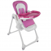 Стульчик для кормления Toti, ремни безопасности, W-62005, фиолетовый Стульчик для кормления Toti, ремни безопасности, W-62005, фиолетовый