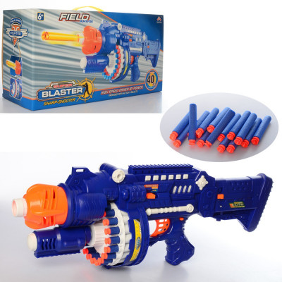Бластер (аналог Nerf) с поролоновыми пулями 
