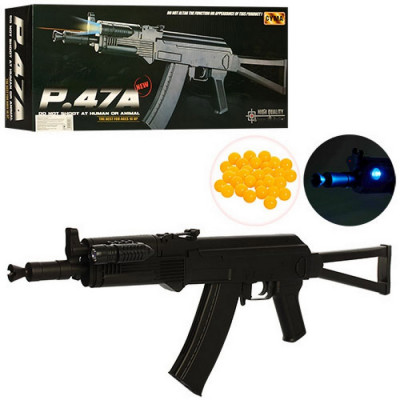 Пневматичний автомат AK-47 c пpіклaдoм Cyma P47A