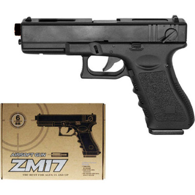 Дитячий пістолет ZM17 копія Glock 18C метал + пластик