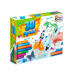 3D ручка для творчества , FUN GAME, 28381 Цвет- розовый, голубой, фиолетовый, желтый