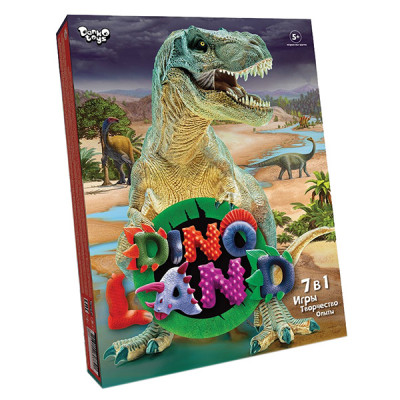 Набор для творчества Danko Toys Dino Land 7в1