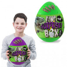 Набор для творчества "Dino Surprise Box" Danko Toys (Зеленый, фиолетовый)